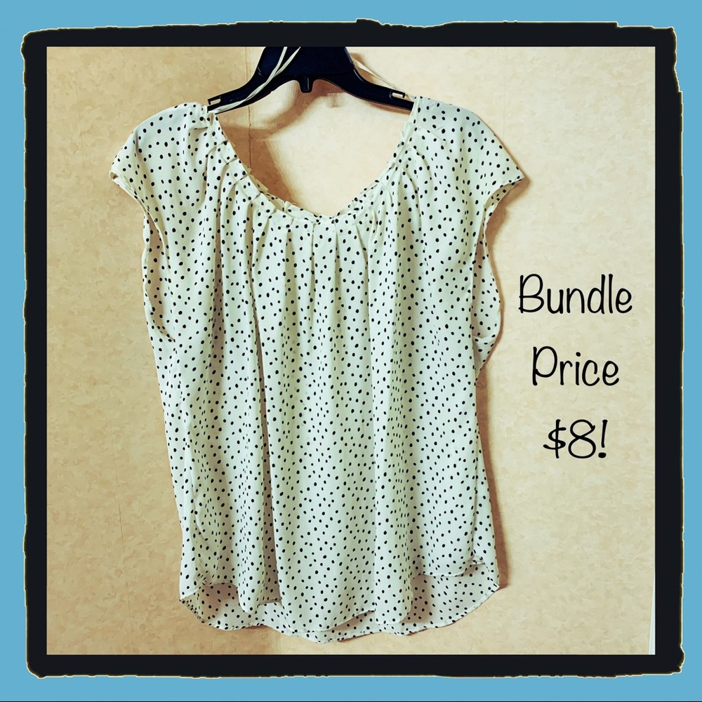 Lauren Conrad tie back business separates top, XL